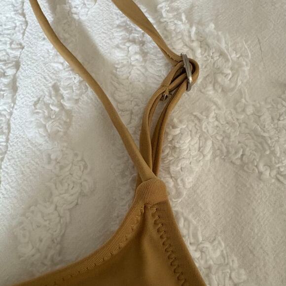 FASHION NOVA High Rise 2 PIECE BATHING SUIT Nude Sz 2X Sexy Resort Beach Coastal - Picture 2 of 9